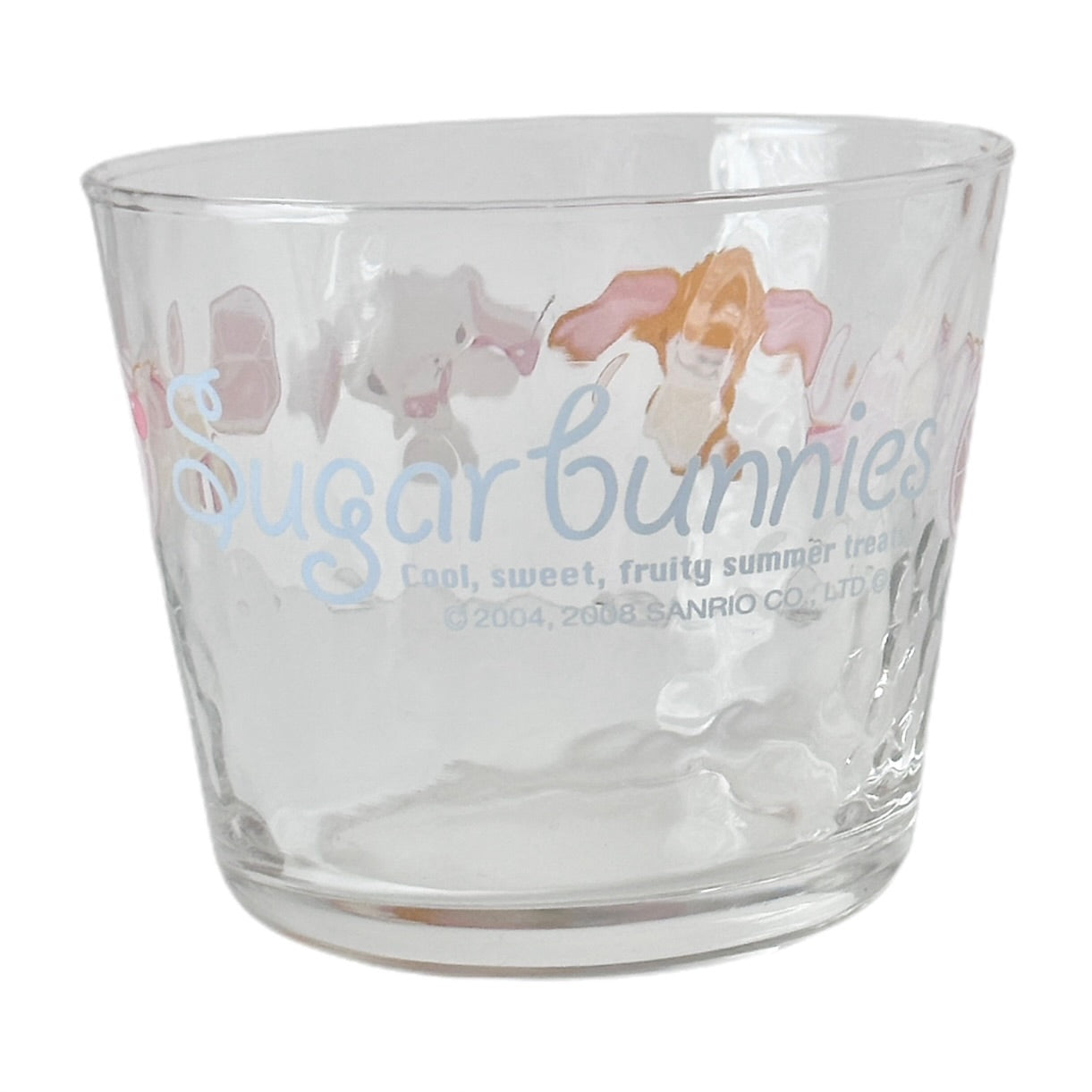 Sugar Bunnies Glass Ice Cream Cup