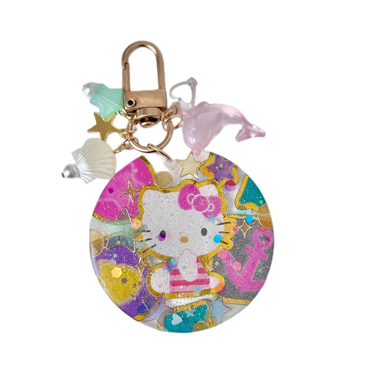 Hello Kitty Hibiscus Girl Beach Charm