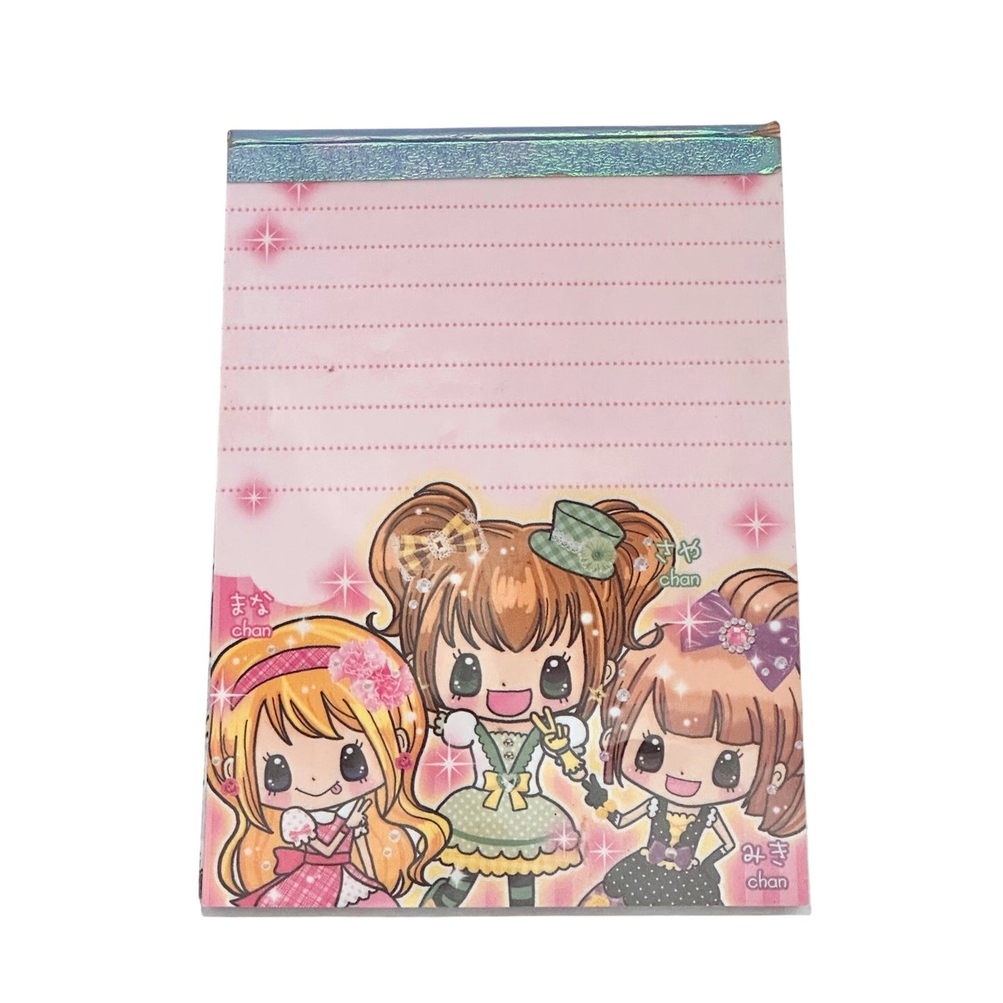 Vintage Daiso Pri Pri Friends Heisei Retro Japanese Memo Pad Stationery Kawaii