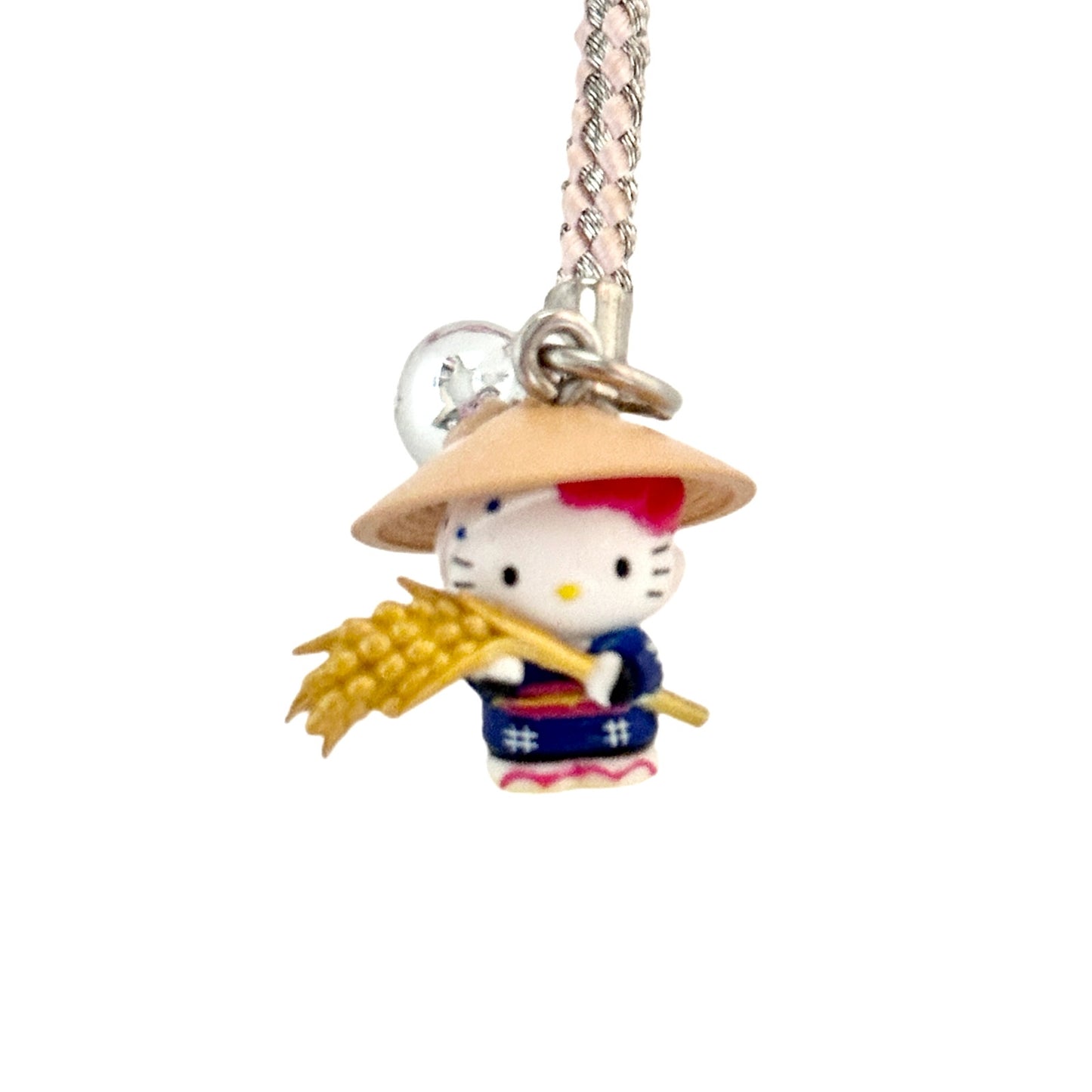 Hello Kitty Vintage Local Charm Niigata Limited Strap Phone Gotochi Japan Wheat