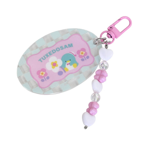Tuxedo Sam Sanrio Beaded Charm Key Gachapon Charm Acrylic Pink