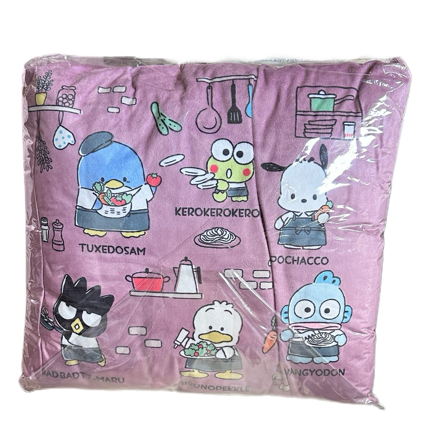 Sanrio Hapidanbui Characters large Cushion rare Kuji last Prize JAPAN ONLY 2021