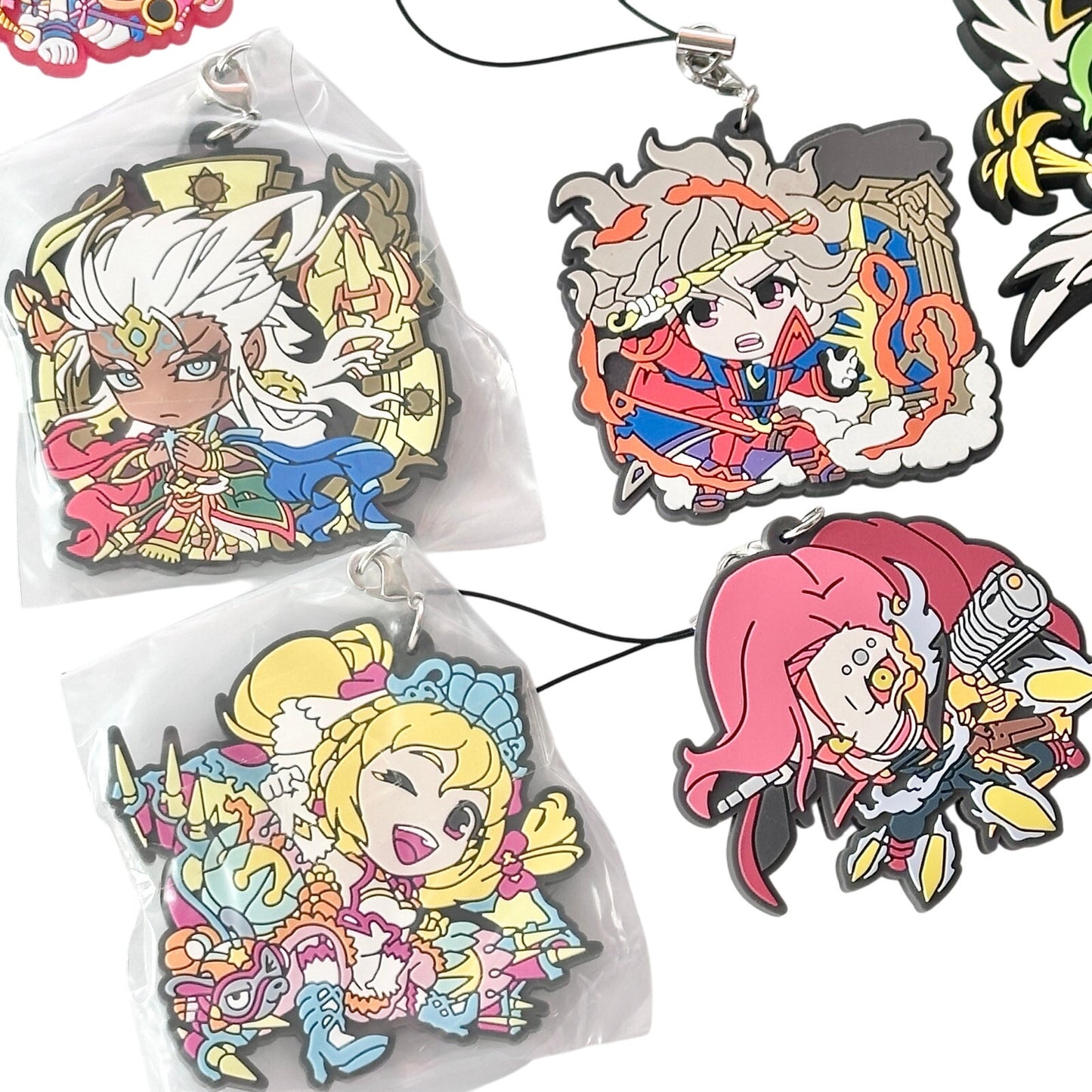 Monster Strike Huge Lot of PVC Rubber Strap Charms