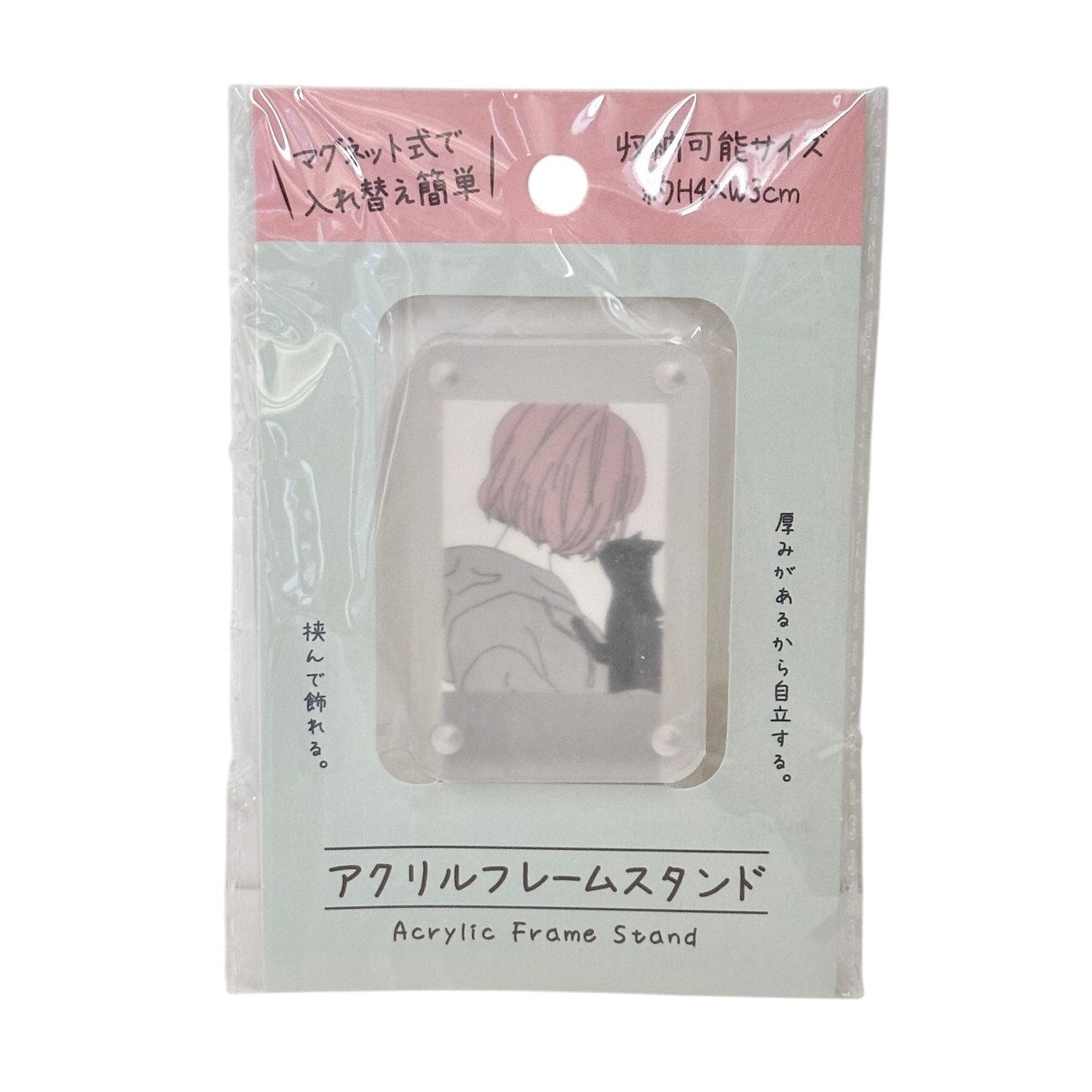 Acrylic Frame Stand Mini Photo Card from Japan