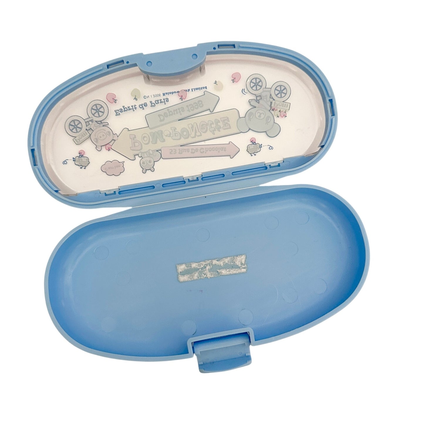 Pom Ponette Pencil Case Clear Container Storage Japan Brand Kawaii Heisei Retro