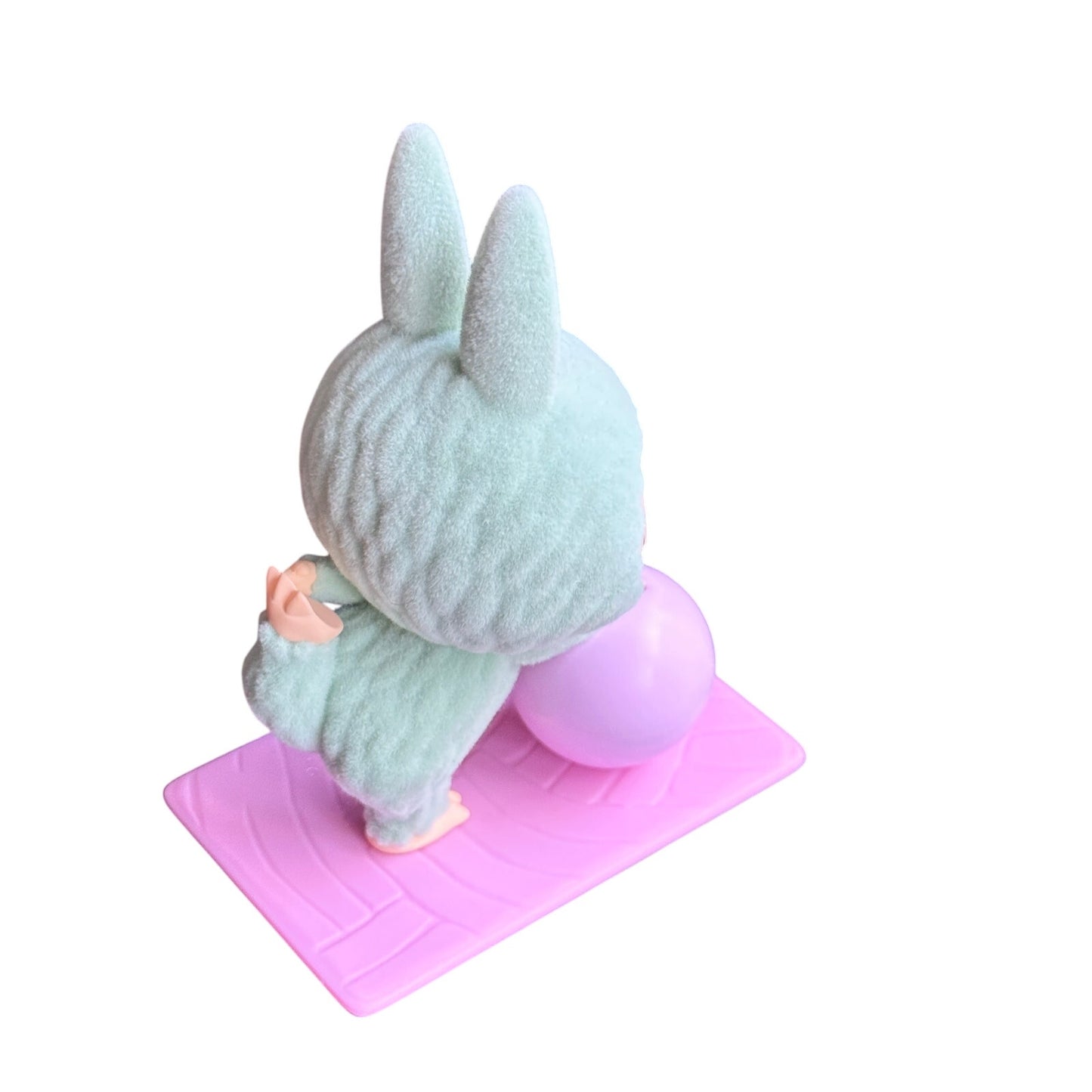 POP MART: THE MONSTERS Lazy Yoga Series Blind Box Flocked Figure Open ZONE OUT