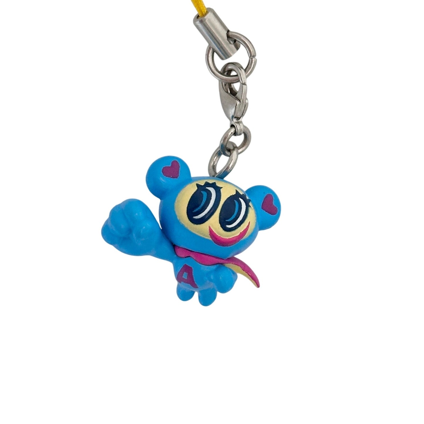 Angel Blue Nakamura-kun Charm Phone Strap RARE Heisei Retro Miniature