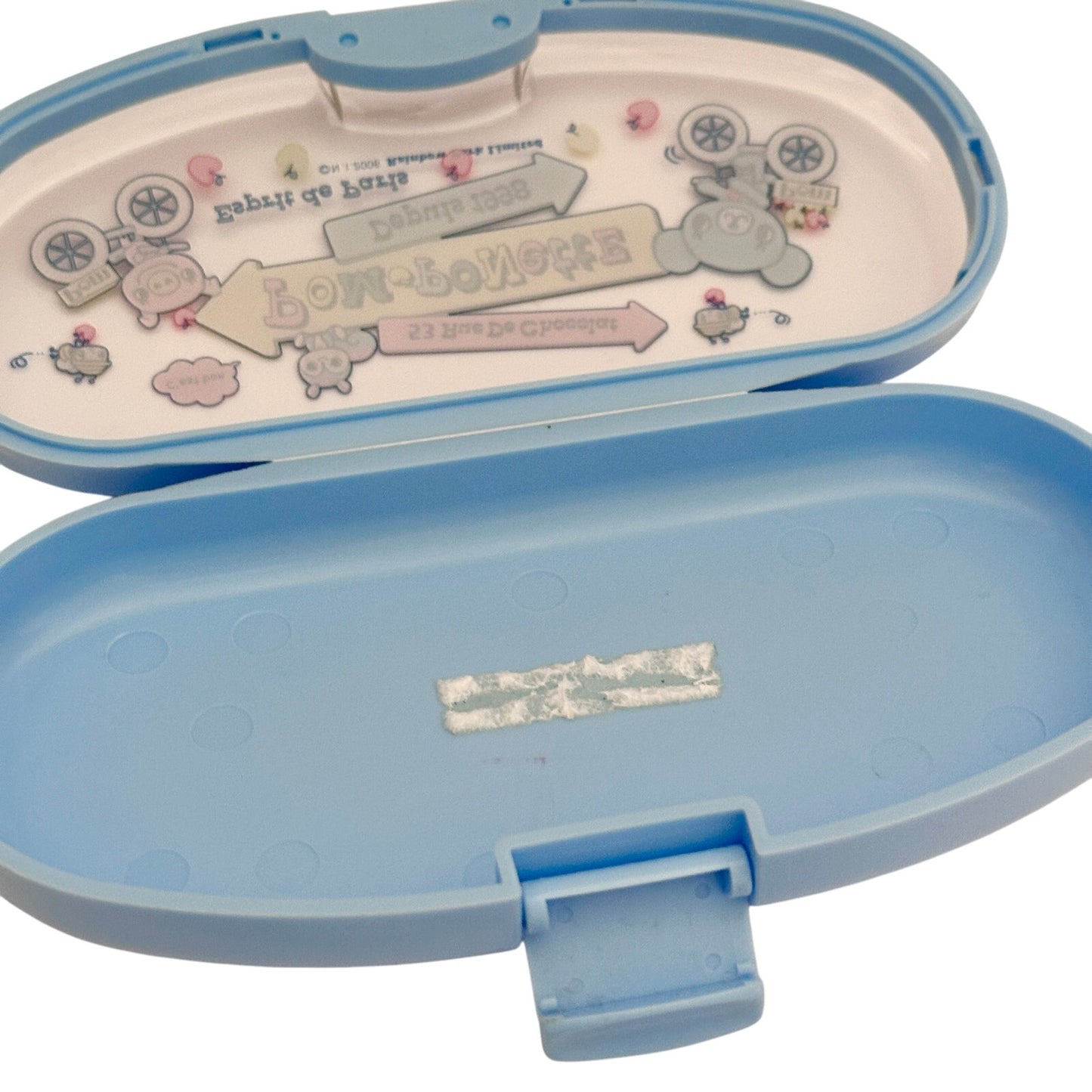 Pom Ponette Pencil Case Clear Container Storage Japan Brand Kawaii Heisei Retro