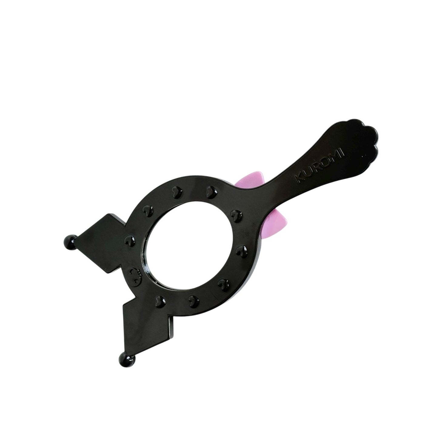 Kuromi Toy Hand Mirror Sanrio Japan Vanity Bow Black