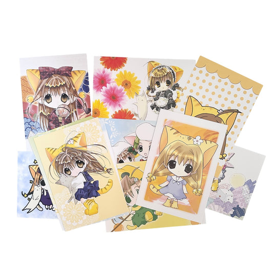 Puchiko Petite Charat Di Gi Charat Postcard Collection Set Anime Manga Art Print