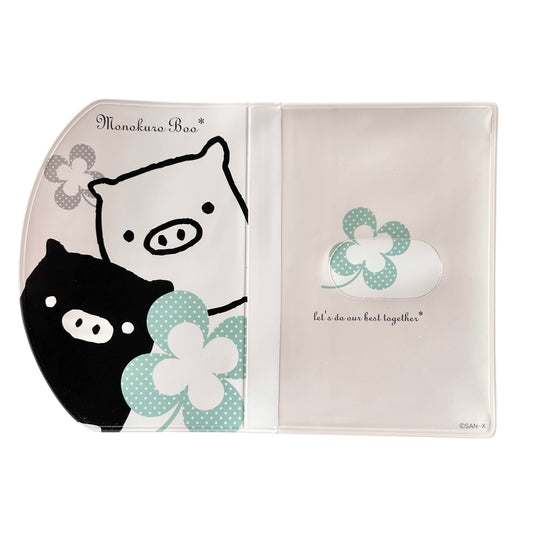 Monokuro Boo Clover San-X Pigs 2000s Vinyl Card Holder