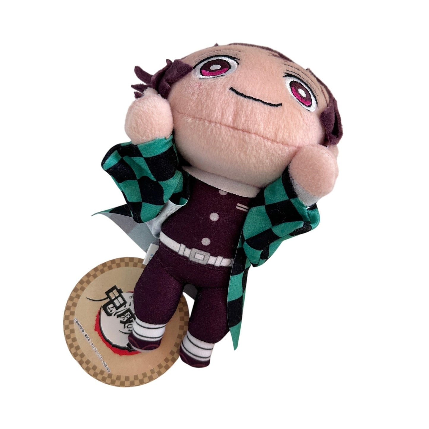 Demon Slayer Tanjiro Kamada Kimetsu no Yaiba Lay Down Kimono Chibi Plush Keychain