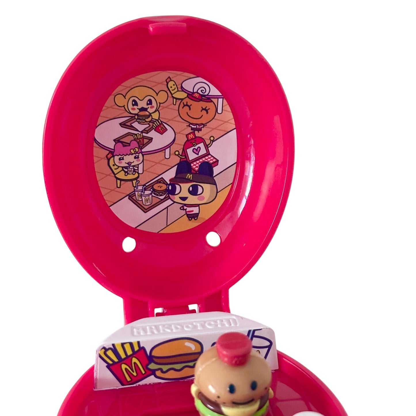 Tamagotchi 2000s Mcdonalds Japan Toy Burger Cashier Compact Figure Heisei Retro