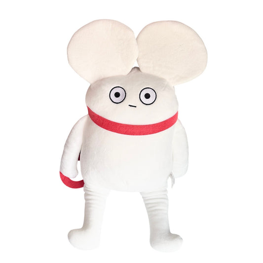 Matsuo Mouse Plush Toy Doll "It's Nice To Meet You. My Name is Matsuo" Japan BIG