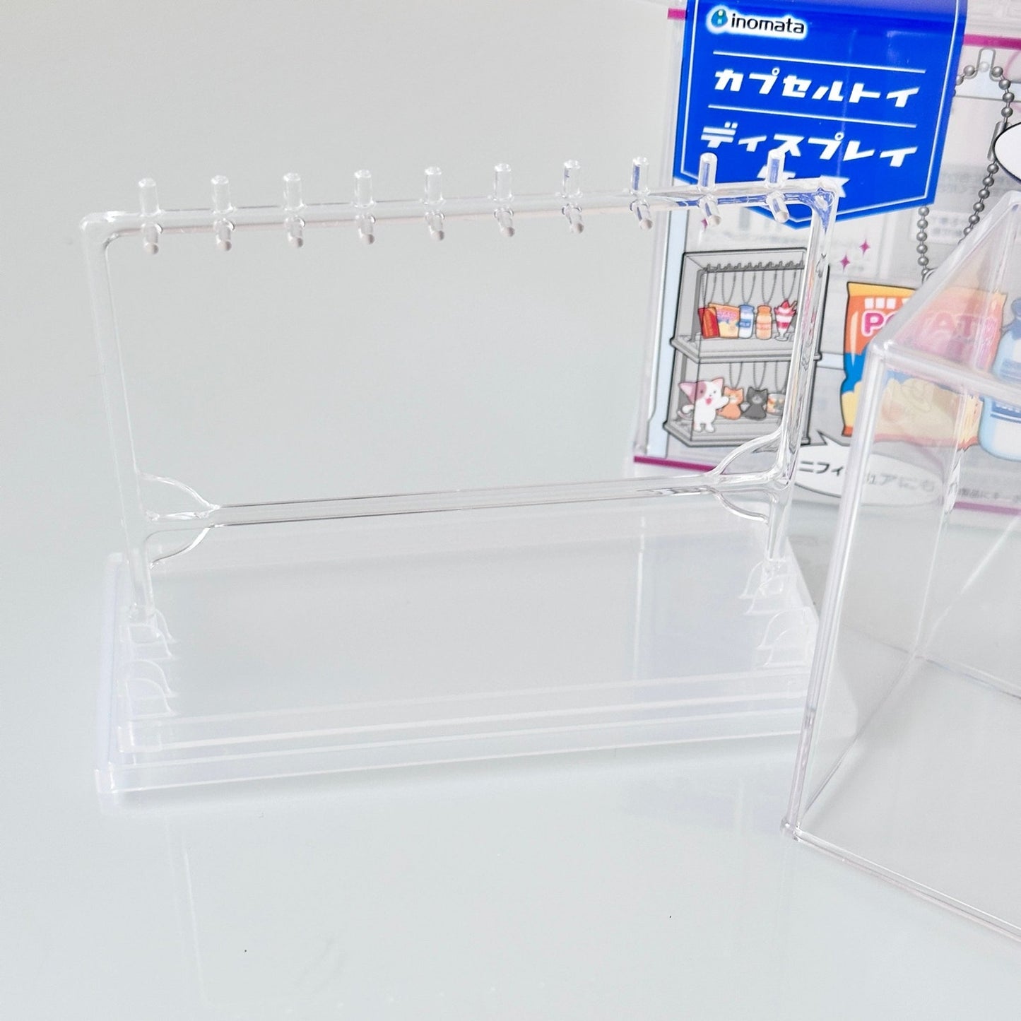 Trinket Charm Clear Display Case Hanging Stacking