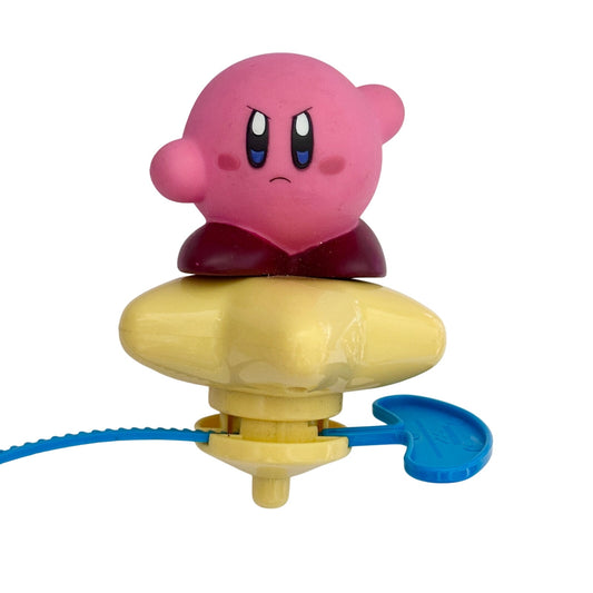 Kirby Nintendo Rip Cord Spin Top Toy 2003 Vintage Collectible Spinning Star