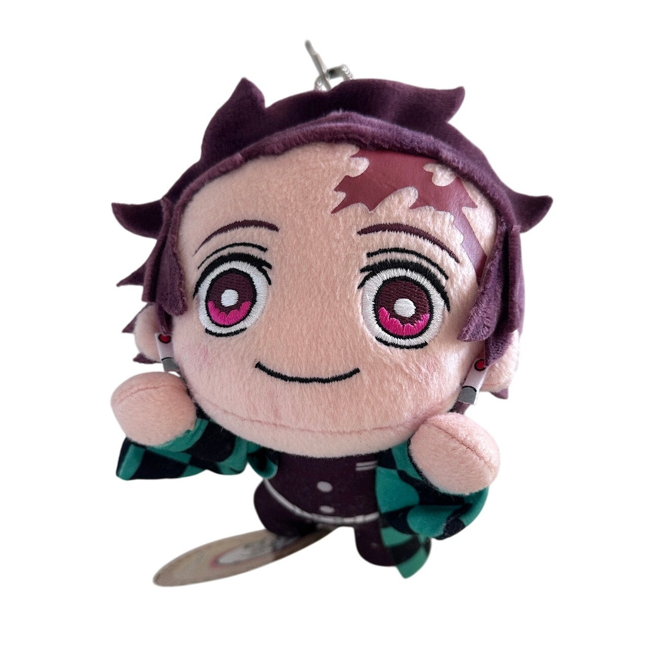 Demon Slayer Tanjiro Kamada Kimetsu no Yaiba Lay Down Kimono Chibi Plush Keychain