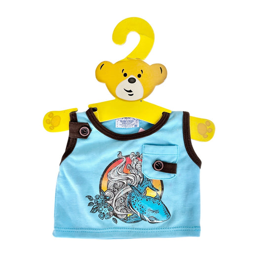 Build-A-Bear Surf Beach Tank Top Boys Summer BAB Workshop Clothes Outfit 2000s