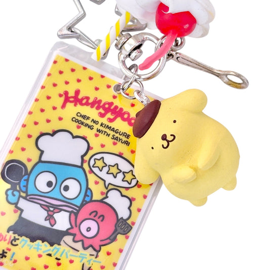 Pom Pom Purin Hangyodon Cafe Bag Charm