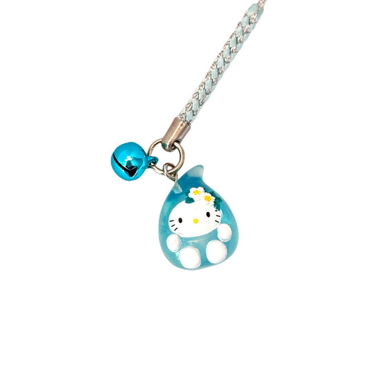 RARE Hello Kitty Local Charm Southern Alps Natural Water Shizuku Phone Strap