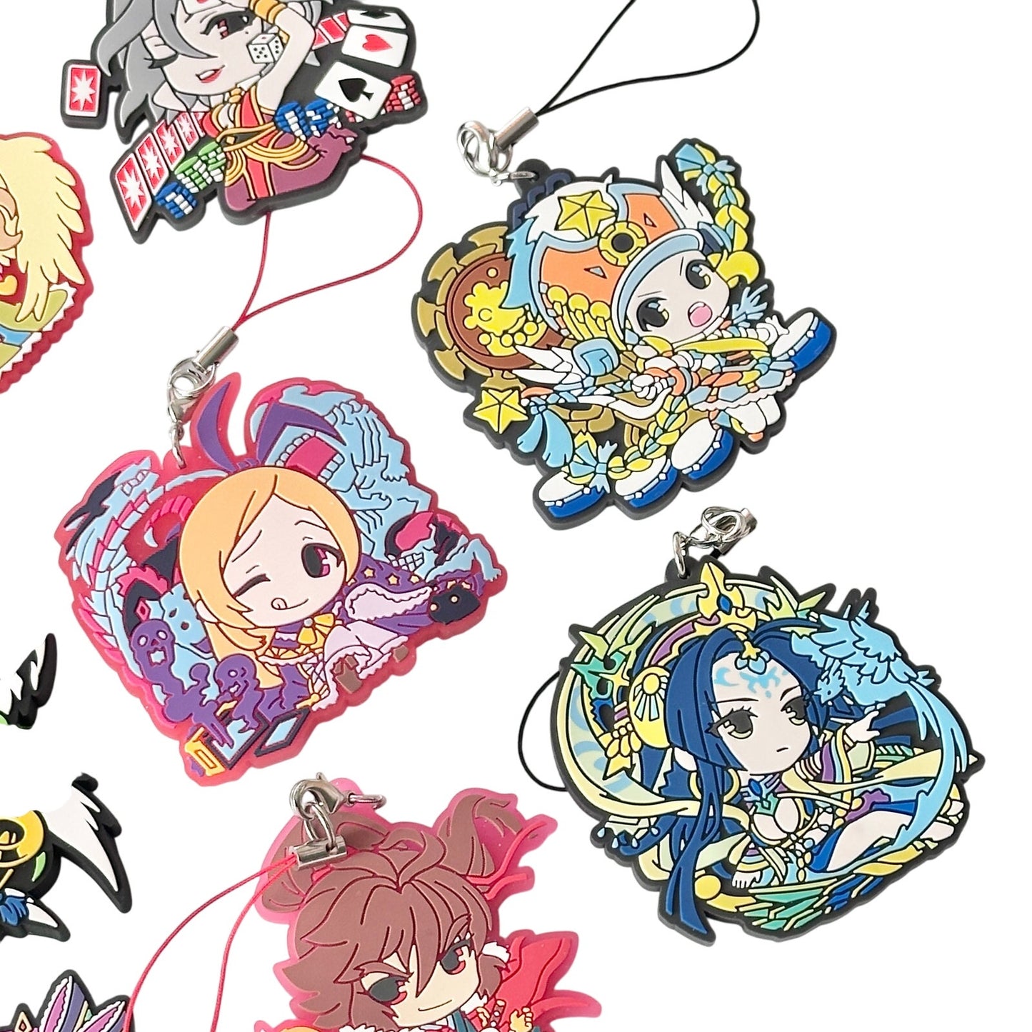 Monster Strike Huge Lot of PVC Rubber Strap Charms