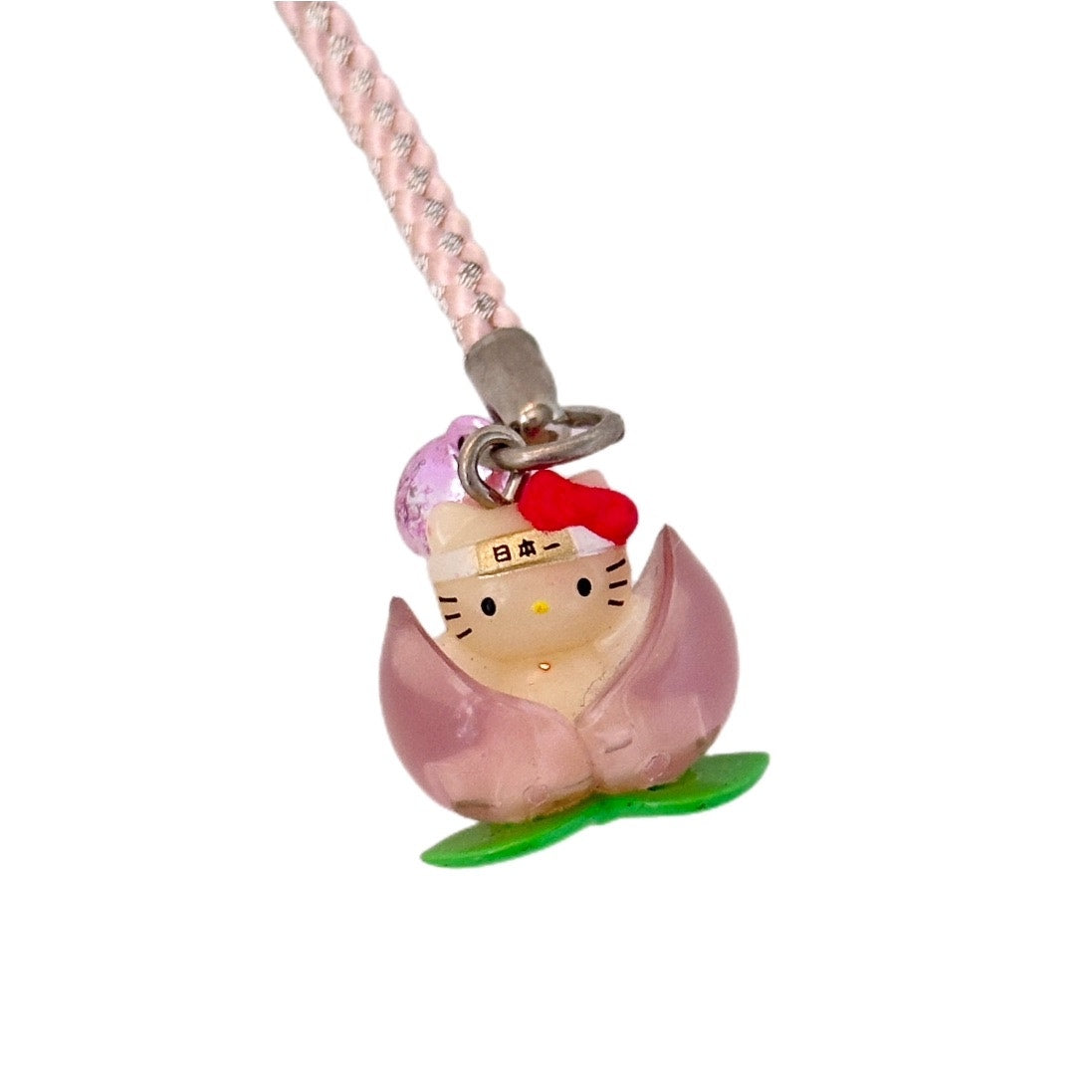 Hello Kitty Local Charm Okayama Limited Peach Phone Strap