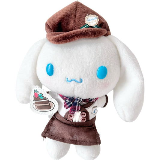 Cinnamoroll Plush Cafe Waiter Apron Keychain