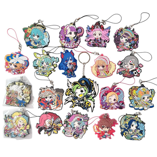 Monster Strike Huge Lot of PVC Rubber Strap Charms