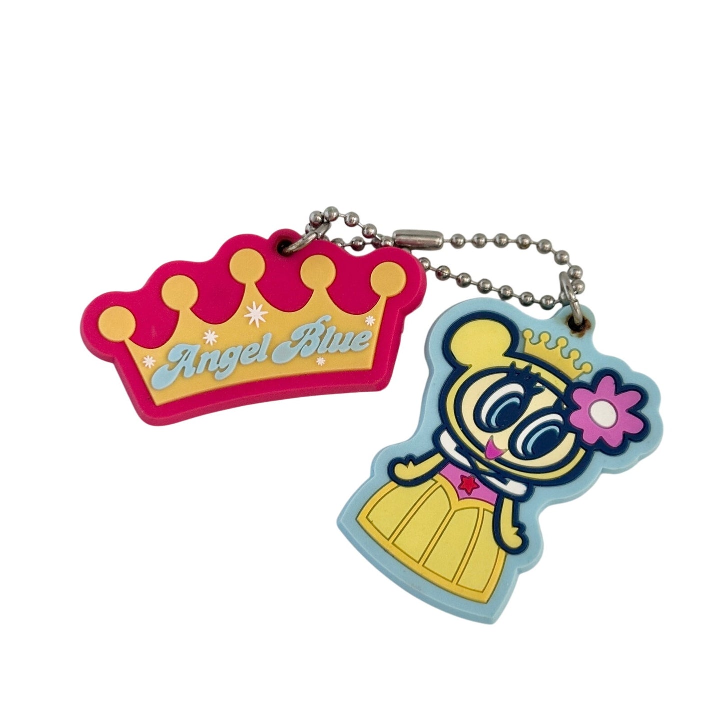 Angel Blue Nakamura-kun Princess Charm Keychain PVC Rubber Official Merch