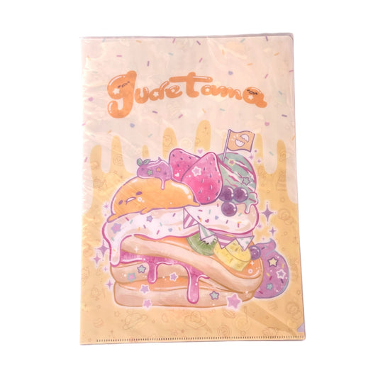 Gudetama Sanrio Set of 2 Folders 5th Anniversary