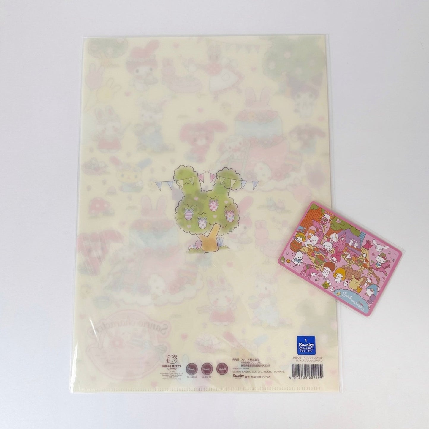 Sanrio Bunnies File Folder Usahana My Melody Kuromi Sugar Bunnies Easter Chum