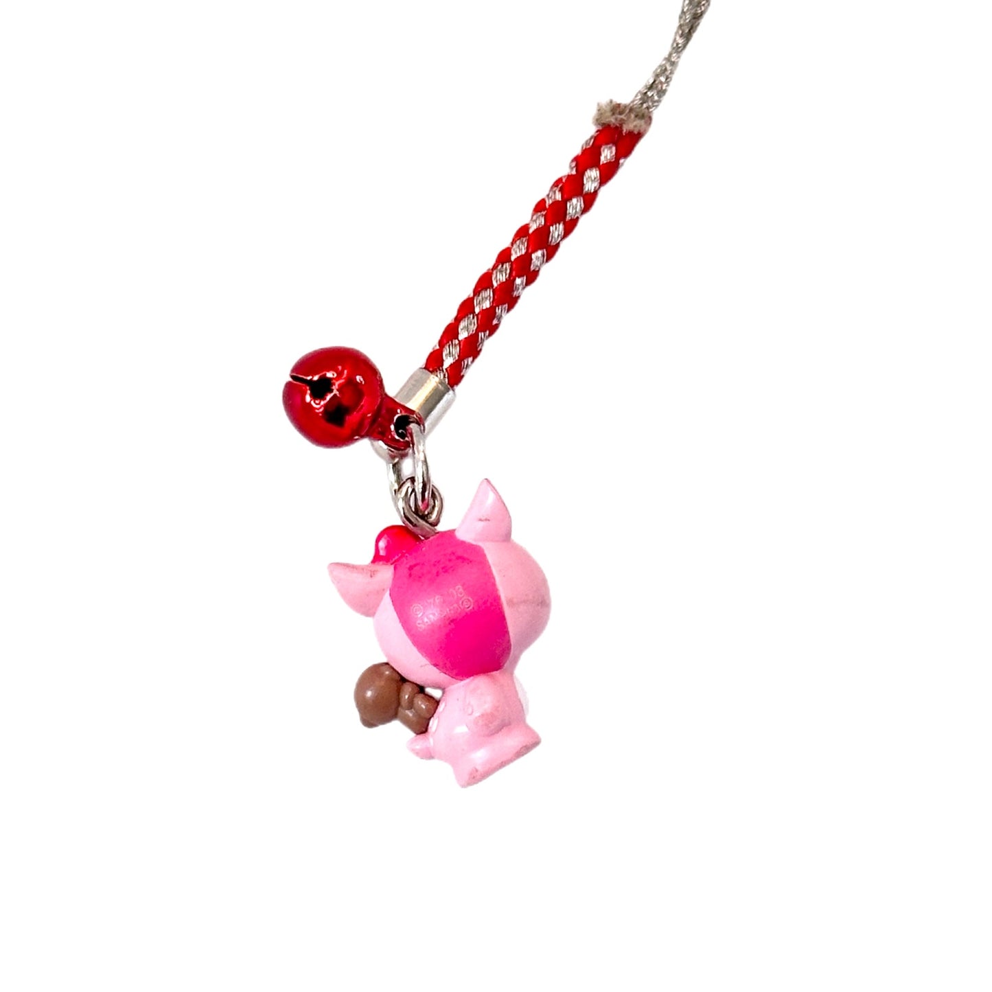 RARE Hello Kitty Local Pink Monkey Charm Phone Strap