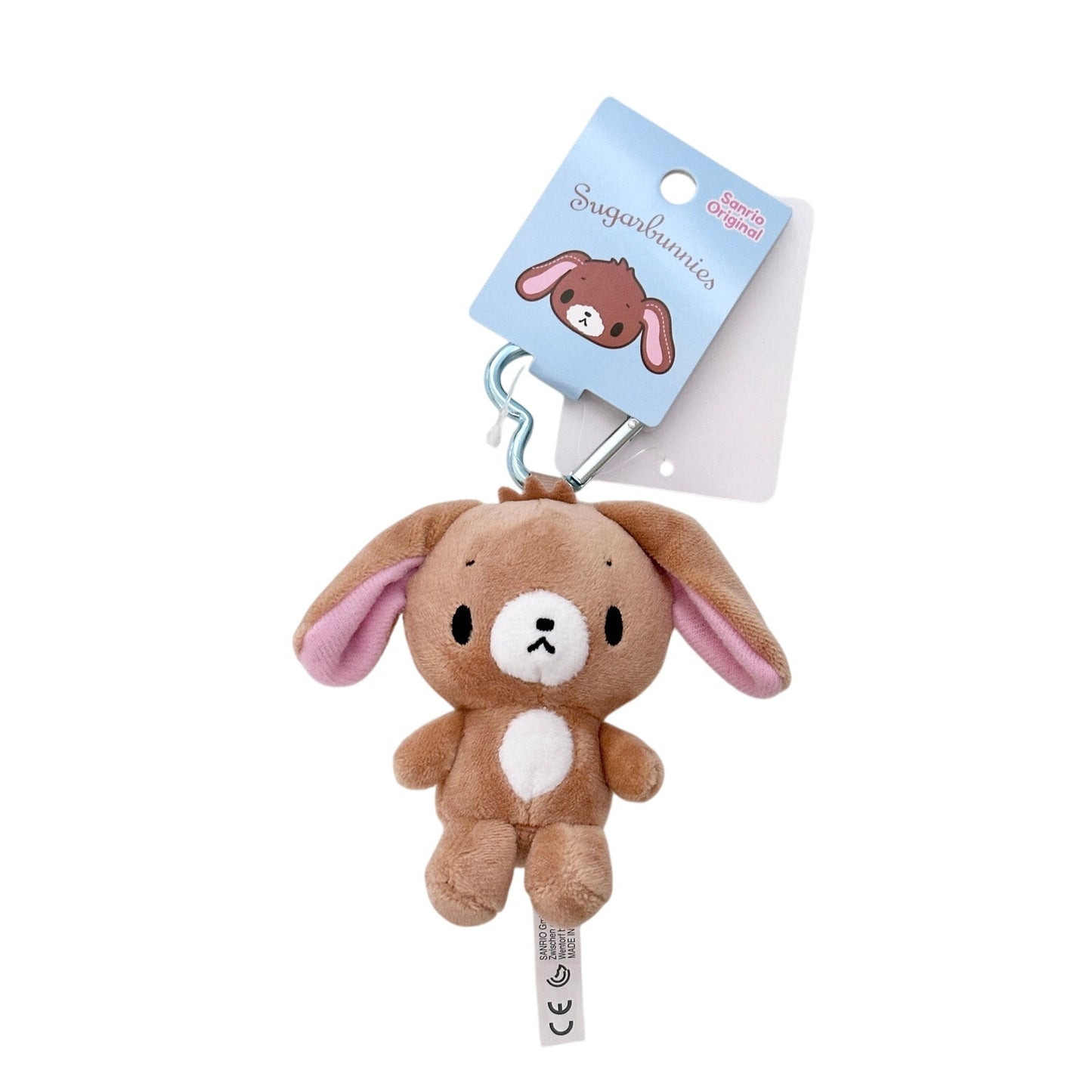 Sugar Bunnies Sanrio Japan Mascot Clip Plush Toy 4" Official Merch
