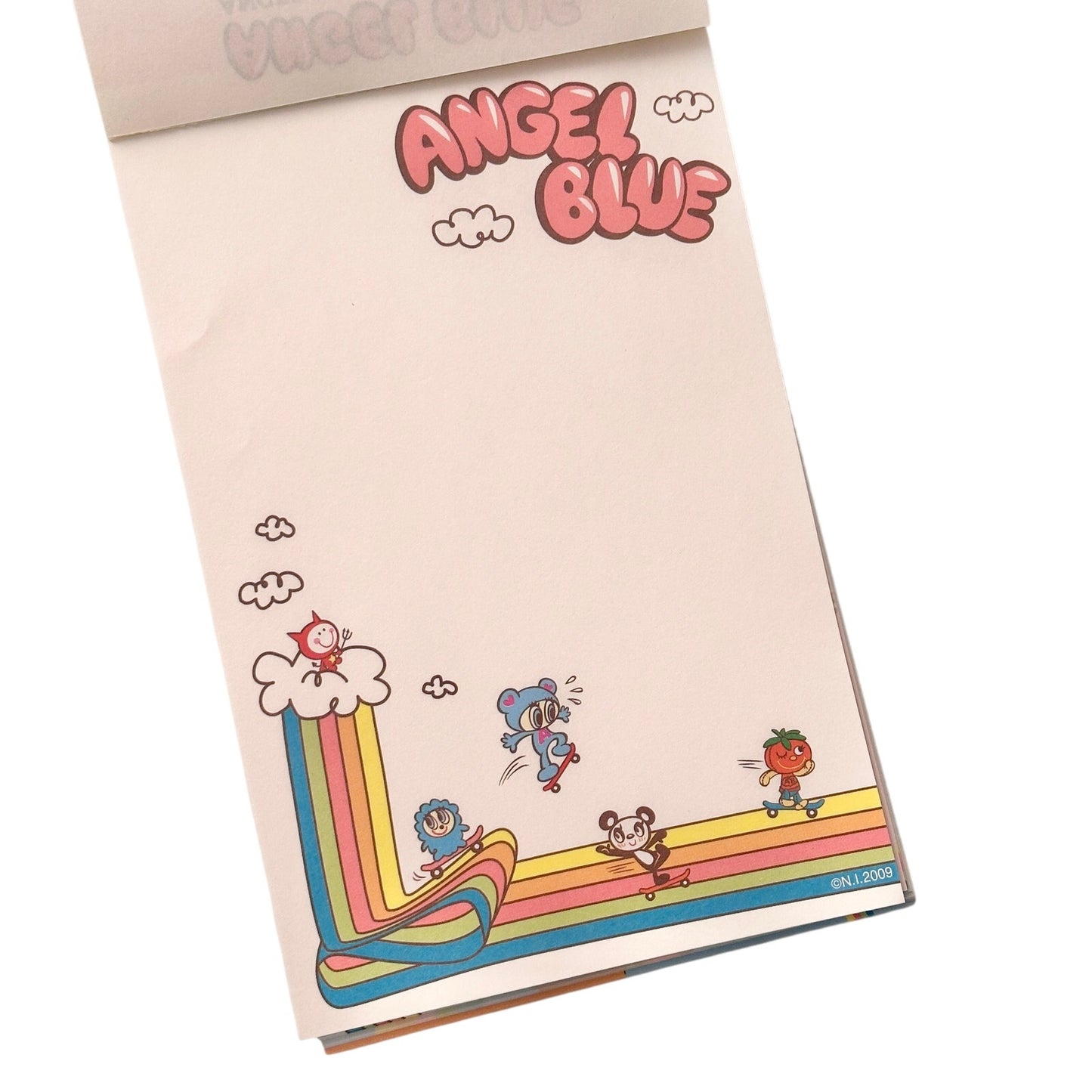 Angel Blue Sour Rainbow Candy Memo Pad 2000s Heisei Retro