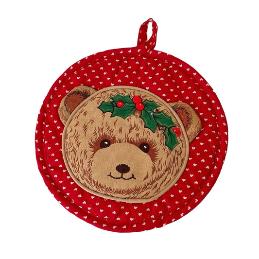 Vintage Teddy Bear Pot Holder