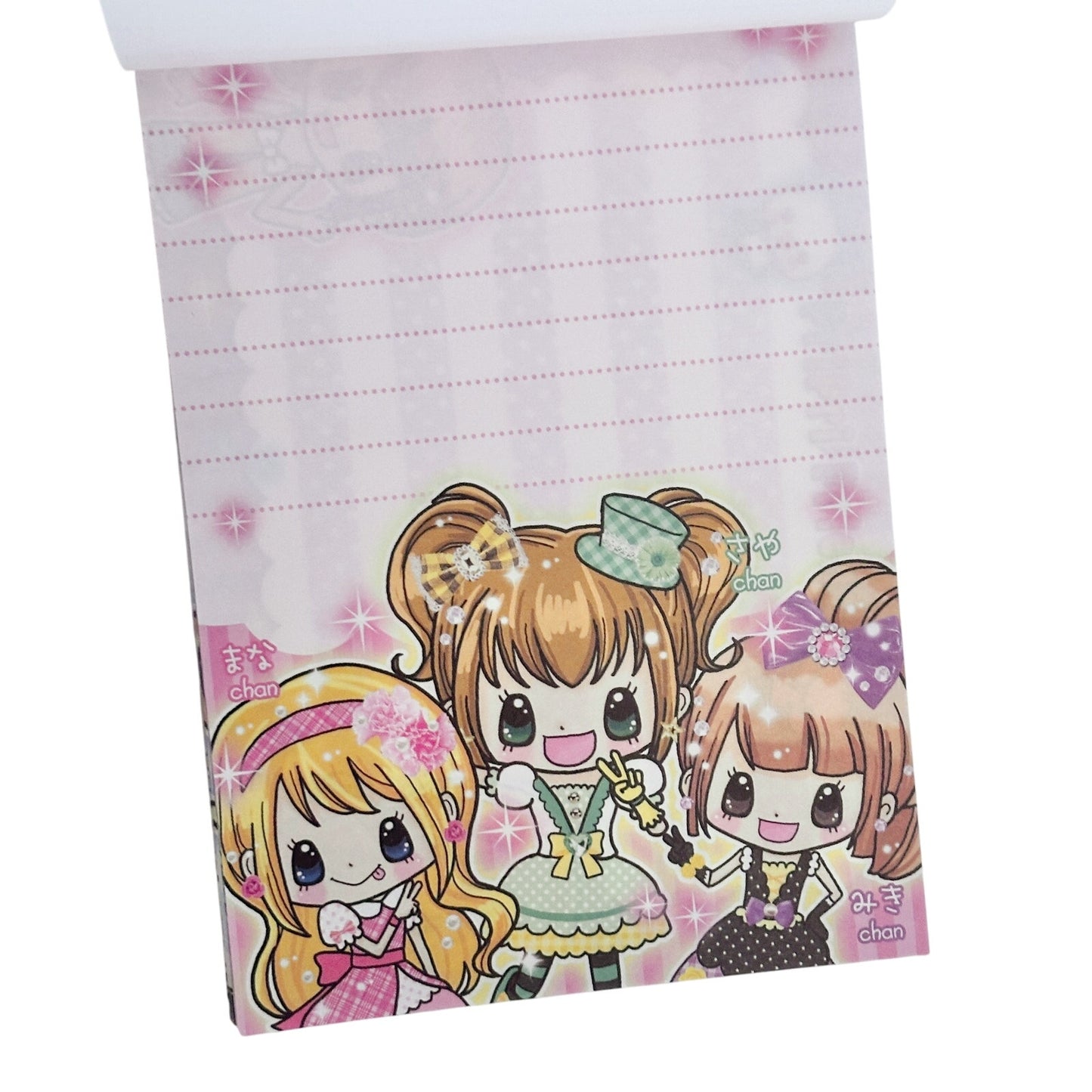 Vintage Daiso Pri Pri Friends Heisei Retro Japanese Memo Pad Stationery Kawaii