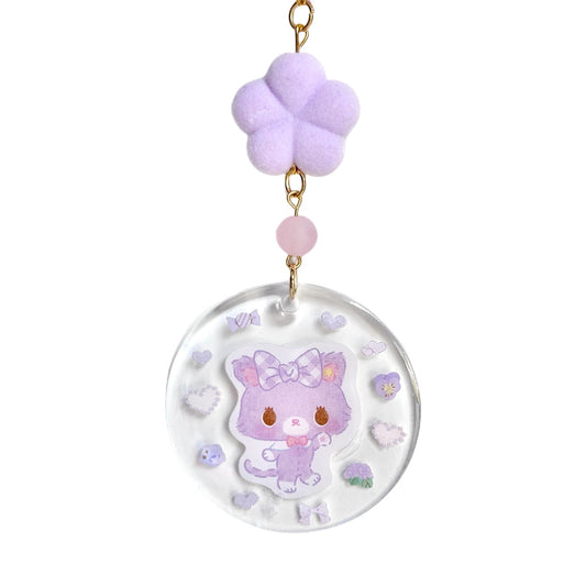 Mewkledreamy Sanrio Bag Charm Handmade One of a Kind Beaded Clip Keychain
